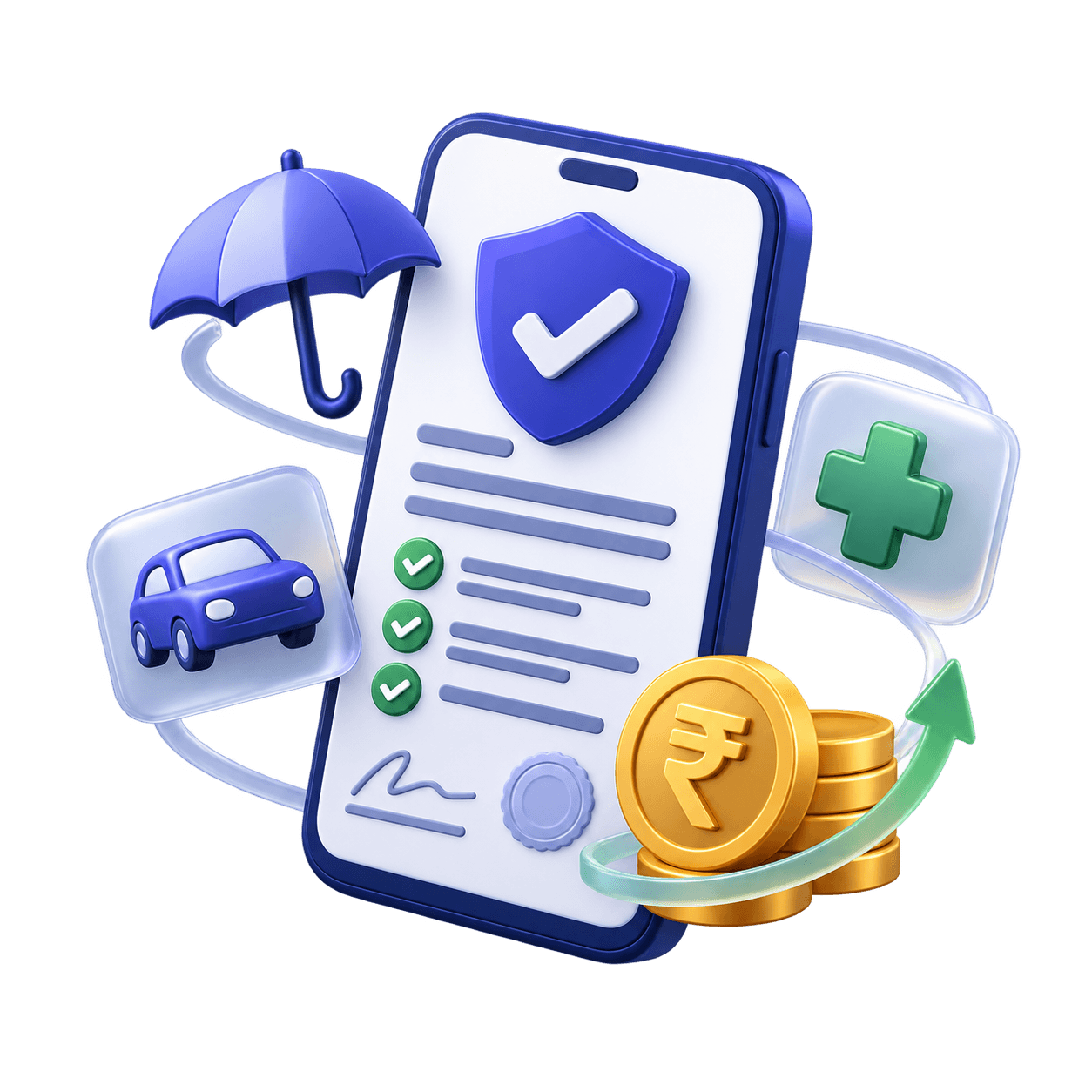 Insurance policy verification, coverage and commission payout